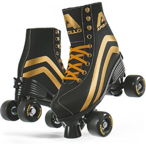 APOLLO Roller Skates Women - Retro Skates for Women and Girls - Size Adjustable Womens Quad Skates with High Heel - Rollerskates Adult Women - Disco Quads in Kuwait