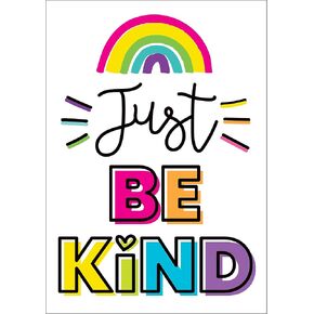 Carson Dellosa Kind Vibes Hugs Not Ughs Poster—Inspirational Wall Art, Educational Poster for Bulletin Board, Office, Homeschool, Classroom Decor (13.37" x 19") in Kuwait