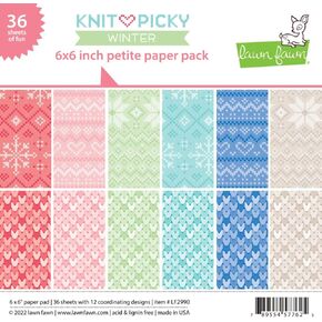 Lawn Fawn LF2990 Knit Picky Winter Petite Pack Petite Paper Pack in Saudi Arabia