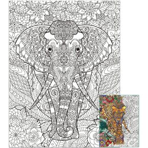 Turtle Giant Coloring Posters for Kids Adults Sea Turtle Coloring Sheets 39.37×51.96 Inch Mandala Coloring Page Wall Art Decor Blank Banner for School Group Family Art Craft Activities Decoration in Kuwait