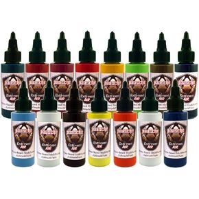 Paasche Airbrush Extreme Air Paint 20 pack - 2-Ounce Water Based Acrylic Airbrush Colors in Saudi Arabia