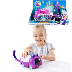 مجموعة Alpha Group Petronix Defenders Deluxe Transforming Pup-e & Matt، مجموعة لعب متحولة وشكل 3 بوصات، تتحول من كلب إلى مركبة، ألعاب أطفال للأولاد والبنات من سن 3 سنوات فما فوق in Kuwait