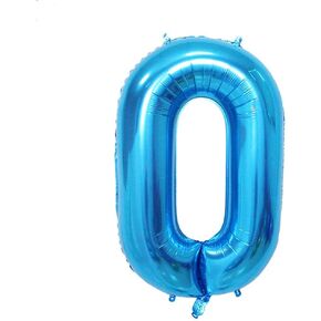 2 Number Balloon Blue Big Number Balloons 40 Inch kit for Happy Birthday Party Decorations Foil Mylar Helium Baby Shower