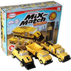 Popular Playthings Magnetic Mix or Match Construction Vehicles in Kuwait