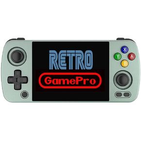 RG405M Retro Handheld Game Console , Aluminum Alloy CNC Android 12 System Support Google Play 4.0 Inch IPS Touch Screen with 128G TF Card (RG405M Gray) in Kuwait