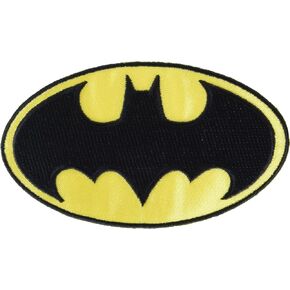 Simplicity DC Comics Batman Iron On Applique Patch for Clothes, Backpacks, and Accessories, 4" W x 2.25" L, Multicolor in Saudi Arabia