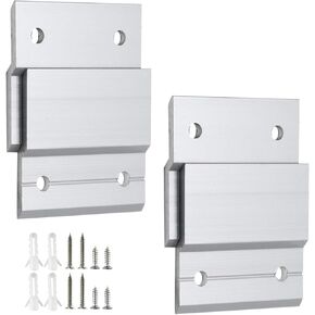 Zorfeter Z Hanger French Cleat Hanger 2 Inch - Mirror, Picture, Whiteboard, Headboard, Artwork Frames Wall Mounting Brackets - Z Bar Hanger Supports, 2 Pairs
