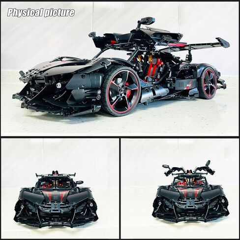 Super Sports Car Building Block Kit, 3860 Pieces MOC Building Set Racing Car Model, 1:8 Car Model Building Blocks for Adults Men Teens in Saudi Arabia