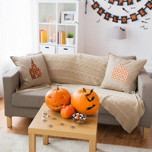 8 ورقات منقوشة بالكي على الفينيل منقوشة بجاموس الهالوين HTV الخريف متنوعة بنمط الفهد، حديد على الفينيل لحفلات الهالوين التنكرية مع نمط الخفافيش اليقطين 12 × 10 بوصة (أحمر، أبيض-أسود، برتقالي، ليوبارد) in Kuwait