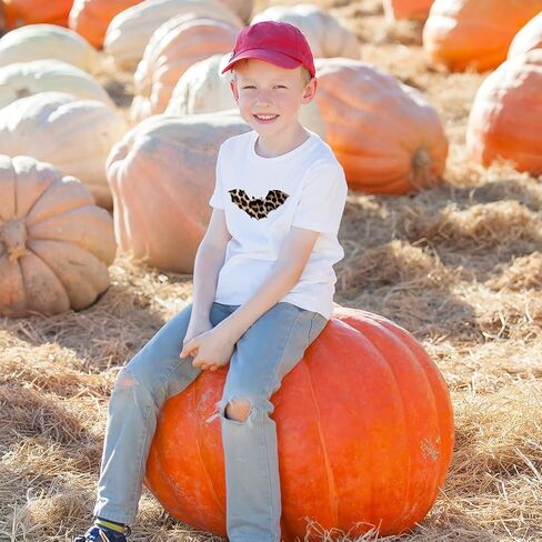 8 ورقات منقوشة بالكي على الفينيل منقوشة بجاموس الهالوين HTV الخريف متنوعة بنمط الفهد، حديد على الفينيل لحفلات الهالوين التنكرية مع نمط الخفافيش اليقطين 12 × 10 بوصة (أحمر، أبيض-أسود، برتقالي، ليوبارد) in Kuwait