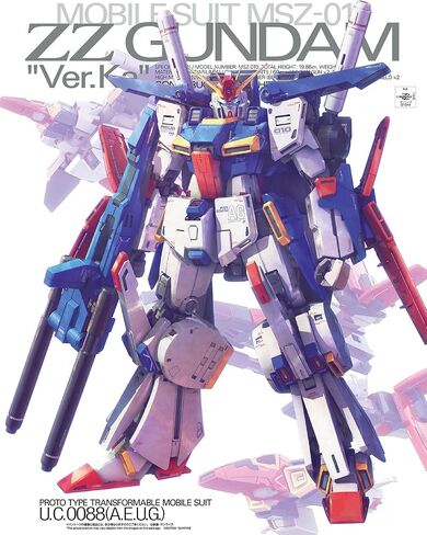مجموعة موديل 224519 MG MSZ-010 ZZ جاندام فير.كا 1/100 من بانداي in Saudi Arabia