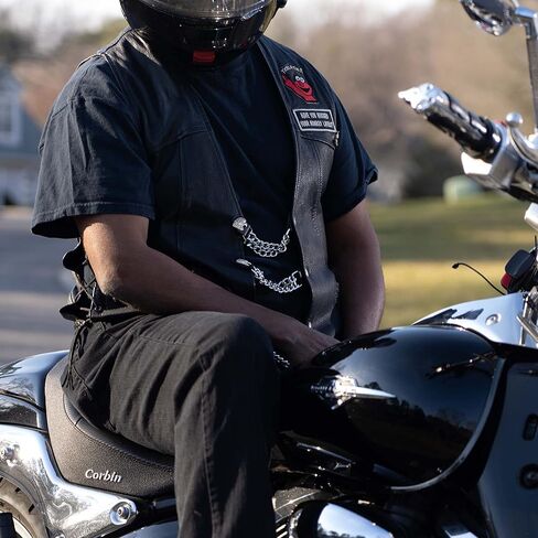 طقم موسع للصدرية مكون من 4 قطع من الألواح الماسية - أطراف من الجلد الصناعي، زر من النيكل مع نقش رأس النسر - امتدادات 6.5 بوصة in Kuwait