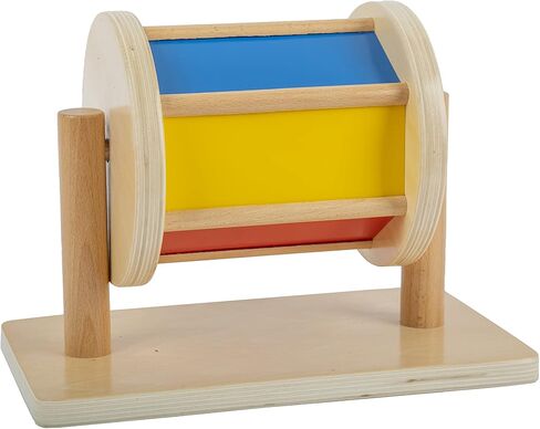 Spinning Rainbow Drum Toys Designed for 6-12 Month Babies Infant Toys (Multiple Materials Spinning Drum) in Kuwait