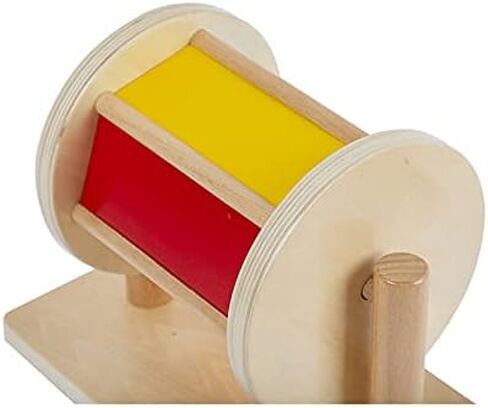 Spinning Rainbow Drum Toys Designed for 6-12 Month Babies Infant Toys (Multiple Materials Spinning Drum) in Kuwait