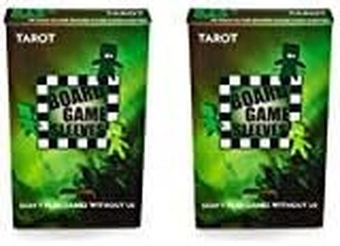 حافظة بطاقات ألعاب Arcane Tinmen Tarot غير متوهجة - 70 مم × 120 مم - حزمة من 2 - إجمالي 100 كم in Kuwait