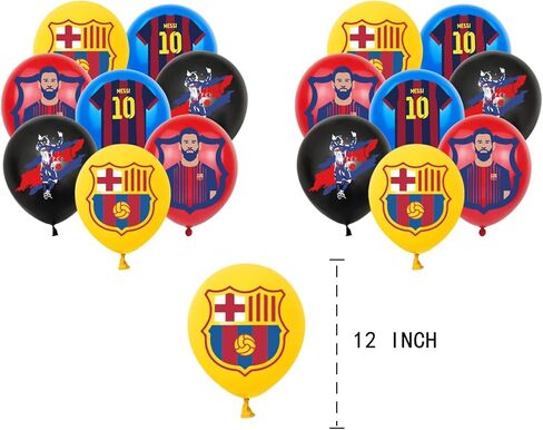 Birthday Party Supplies For Barcelona, Party Decorations Included Birthday banner, Cake Topper, Cupcake Topper, Balloon in Kuwait