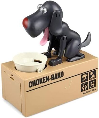 YAOC Piggy Bank, My Dog Piggy Bank,Kids Stealing Coin Bank Piggy Bank Money Saving Box Dog Shake Heads Tail Ears Rotating (4PCS) in Saudi Arabia