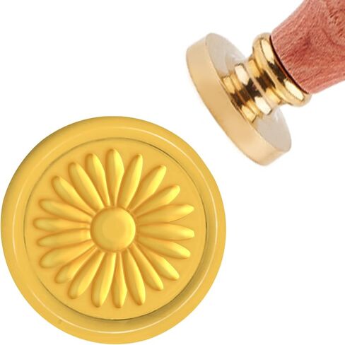 CRASPIRE Wax Seal Stamp Deer 3D Embosser Sealing Stamp Heads with Wooden Handle Retro Removable Brass Head Mushroom Stamp for Decorating Wedding Invitations Envelopes Postcards Gift Sealing in Kuwait