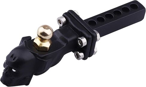 Hobbypark Metal Scale Trailer Hitch Drop Hitch Receiver Tow Hook Shackles for Traxxas TRX4 Axial SCX10 90046 90047 1/10 RC Crawler Cars in Saudi Arabia