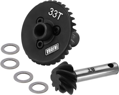 INJORA 8T/27T Overdrive Steel Helical Gears for SCX10 II SCX10 III SCX10 Pro(Overdrive 11%) in Saudi Arabia