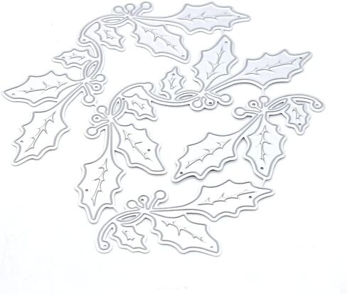 KSCRAFT Christmas Holly Leaves Metal Cutting Dies for DIY Scrapbooking/Card Making/Kids Fun Decoration Supplies in Saudi Arabia