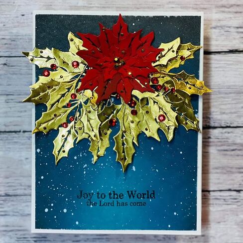 KSCRAFT Christmas Holly Leaves Metal Cutting Dies for DIY Scrapbooking/Card Making/Kids Fun Decoration Supplies in Saudi Arabia