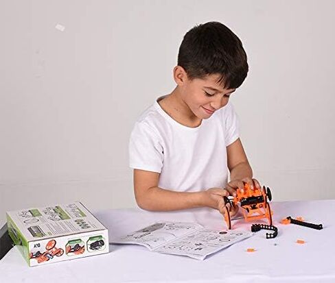 لعبة تجميع السيارات التي تصنعها بنفسك هندسة ستيم للأولاد والكبار - مجموعة سيارات بناء ميكانيكية كهربائية رباعية الدفع، مركبة تسلق رائعة حقيقية للتجارب العلمية ومشاريع بناء الدوائر in Kuwait