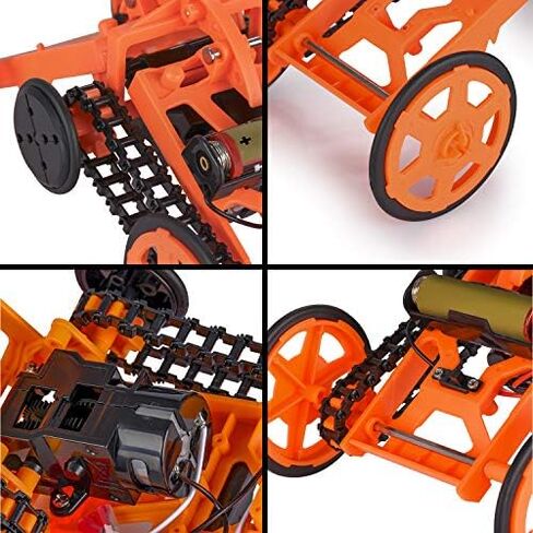 لعبة تجميع السيارات التي تصنعها بنفسك هندسة ستيم للأولاد والكبار - مجموعة سيارات بناء ميكانيكية كهربائية رباعية الدفع، مركبة تسلق رائعة حقيقية للتجارب العلمية ومشاريع بناء الدوائر in Kuwait