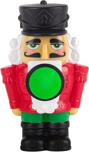 لعبة Hog Wild Holiday Nutcracker Popper - إطلاق كرات إسفنجية يصل طولها إلى 20 قدمًا - مدعومة بالهواء، اضغط على البوب ​​- هدية عيد الميلاد للأطفال - تتضمن 6 كرات إسفنجية ناعمة - للأعمار من 4 سنوات فما فوق in Kuwait