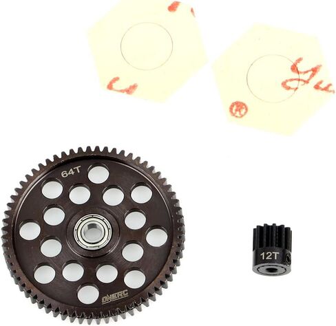 ONERC نموذج الصلب الصلب مهماز والعتاد 32P 64T/12T لمحوري RR10 منفذها SMT10 اليتي 1/10th RC الزاحف ترقيات أجزاء in Kuwait