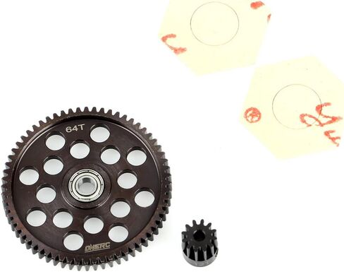 ONERC نموذج الصلب الصلب مهماز والعتاد 32P 64T/12T لمحوري RR10 منفذها SMT10 اليتي 1/10th RC الزاحف ترقيات أجزاء in Kuwait