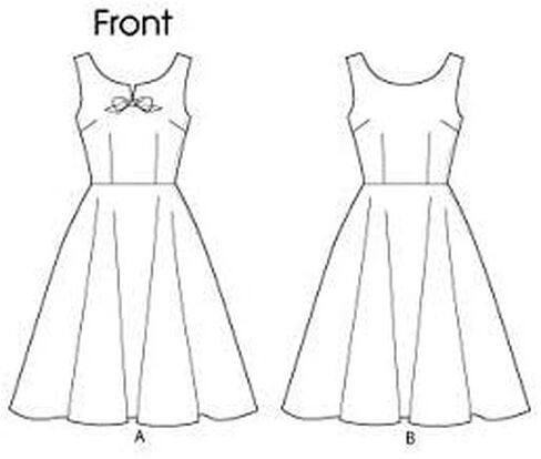 BUTTERICK PATTERNS B5748 فستان Misse/Miss صغير الحجم، مقاس A5 (6-8-10-12-14) in Kuwait