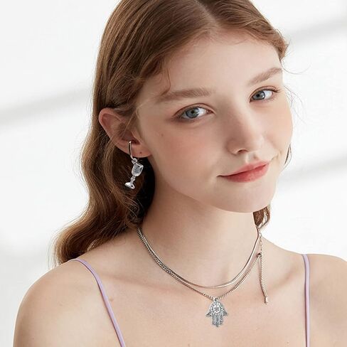 DanLingJewelry 100 قطعة 10 أنماط من الديانات التبتية دلايات يهودية معبد الشمعدان دلايات نجمة داود دلايات صنع قلادة سوار ذاتي الصنع in Kuwait