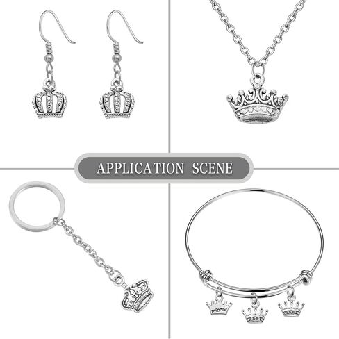 DanLingJewelry 100 قطعة 10 أنماط من الديانات التبتية دلايات يهودية معبد الشمعدان دلايات نجمة داود دلايات صنع قلادة سوار ذاتي الصنع in Kuwait