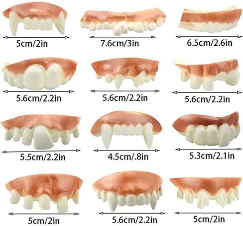senlinlv أسنان وهمية مضحك أسنان وهمية قبيحة وهمية الأسنان بوب الأسنان مصاص دماء أسنان أسنان هالوين الديكور الدعائم زي حزب مضحك الكمامة هدية (الأسنان الدموية) in Kuwait