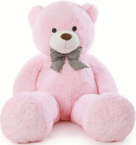 Poutmac Big Teddy Bear 4Ft Giant Soft Stuffed Animals Cute Plush Toy for Girlfriend Women Kids for Valentine's Christmas Birthday (Light Brown, 47 inches) in Kuwait