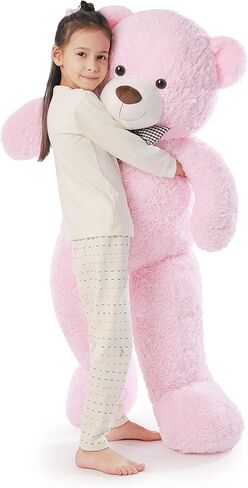Poutmac Big Teddy Bear 4Ft Giant Soft Stuffed Animals Cute Plush Toy for Girlfriend Women Kids for Valentine's Christmas Birthday (Light Brown, 47 inches) in Kuwait