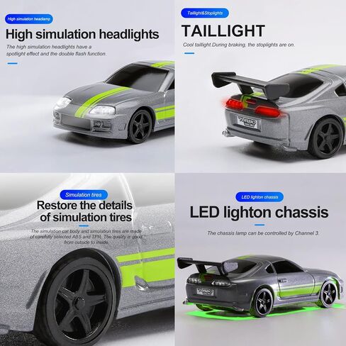 سيارة رياضية havcybin بمقياس 1/10 4WD Desert Buggy RTR RC، 55 كم/ساعة سباق شاحنة التحكم عن بعد نموذج سيارة RTR عدة ألعاب للبالغين (HAV-10-Red) in Kuwait