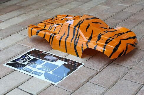 SummitLink Compatible Custom Body Tiger Style Replacement for 1/10 Scale RC Car or Truck (Truck not Included) SS-TA-01 in Saudi Arabia