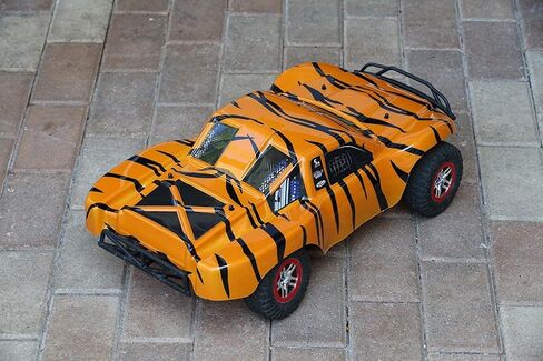 SummitLink Compatible Custom Body Tiger Style Replacement for 1/10 Scale RC Car or Truck (Truck not Included) SS-TA-01 in Saudi Arabia