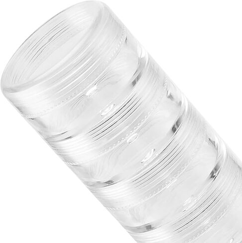 PINGEUI 10 Sets 6 Layer Small Stackable Containers, Plastic Round Stackable Containers, Clear Cylindrical Jewelry Storage Organizer with Lids for Beads, Buttons, Crafts, and small items in Saudi Arabia