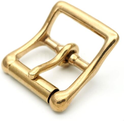 CRAFTMEMORE Solid Brass Belt Buckle Single Prong Buckle for Replacement, DIY Leather Craft SCBB in Saudi Arabia