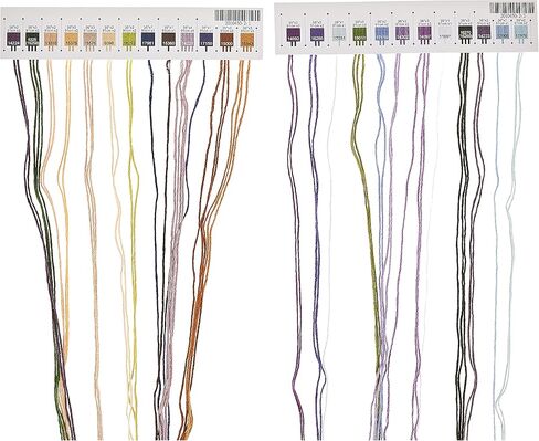 طقم غرز متقاطعة من مجموعة Dimensions Gold Collection، كوبية في بلوم، 18 قطعة عاجية Aida، 5 بوصة × 7 بوصة in Kuwait