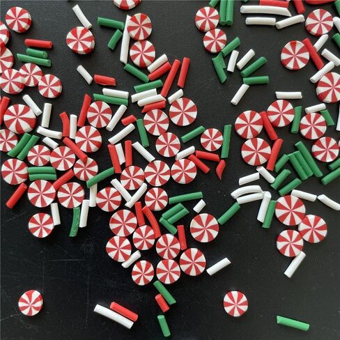 2ozs /Pack 5mm White Blue Snowflake Mixes Slices Supplies Polymer Soft Clay DIY Decoration for Resin Nail Art Slime Kit DIY Cake Dessert Simulation Food Craft Making in Saudi Arabia