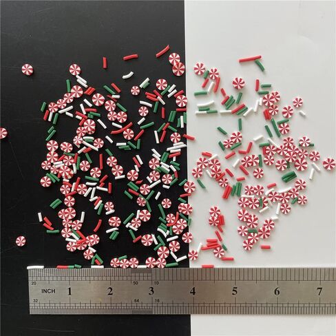 2ozs /Pack 5mm White Blue Snowflake Mixes Slices Supplies Polymer Soft Clay DIY Decoration for Resin Nail Art Slime Kit DIY Cake Dessert Simulation Food Craft Making in Saudi Arabia