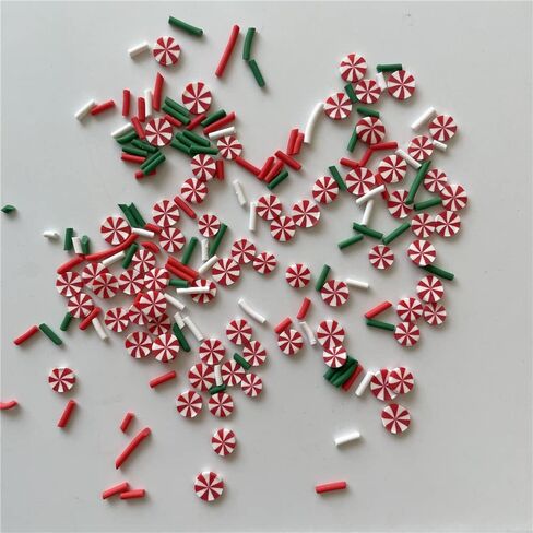 2ozs /Pack 5mm White Blue Snowflake Mixes Slices Supplies Polymer Soft Clay DIY Decoration for Resin Nail Art Slime Kit DIY Cake Dessert Simulation Food Craft Making in Saudi Arabia