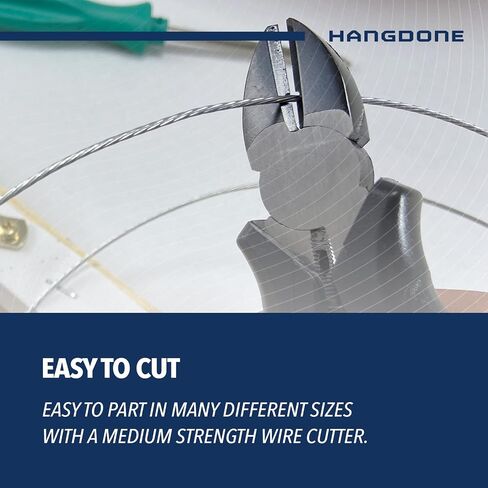HangDone Picture Hanging Wire #5 100-Feet Supports up to 50lbs in Kuwait