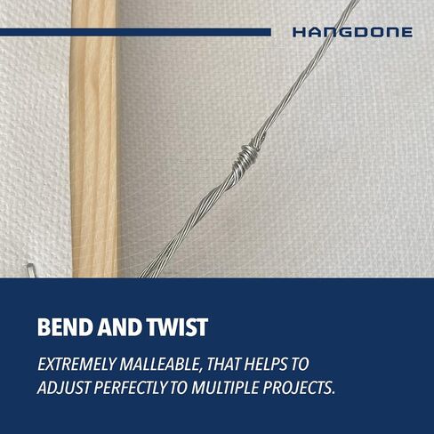 HangDone Picture Hanging Wire #5 100-Feet Supports up to 50lbs in Kuwait