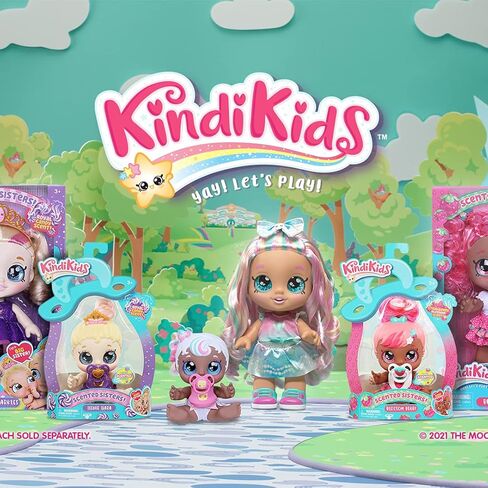 Kindi Kids Kind Scented Sisters - دمية لعب لمرحلة ما قبل المدرسة مقاس 10 بوصات - بيرلينا (عبوة من قطعتين) in Kuwait