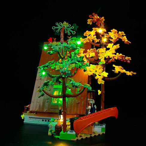 طقم إضاءة LED ANGFJ لنموذج كابينة Lego 21338 A-Frame (لا يشمل مجموعة Lego) in Kuwait